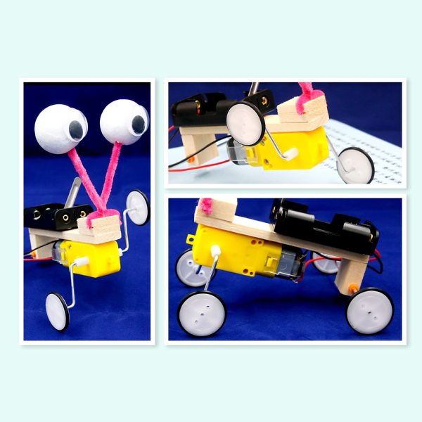 Đồ Chơi STEM Robot Bánh Xe Chạy Bộ Tự Hành Vượt Địa Hình - Ảnh 1 Đồ Chơi STEM Robot Bánh Xe Chạy Bộ Tự Hành Vượt Địa Hình - 5 - 10 tuổi - Góc chụp 1 chính hãng Daisy Mart