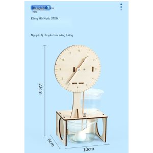 Đồ Chơi STEM Mô Hình Đồng Hồ Nước Thủy Lực Tự Động - 5 - 9 tuổi - Góc chụp 3 chính hãng Daisy Mart