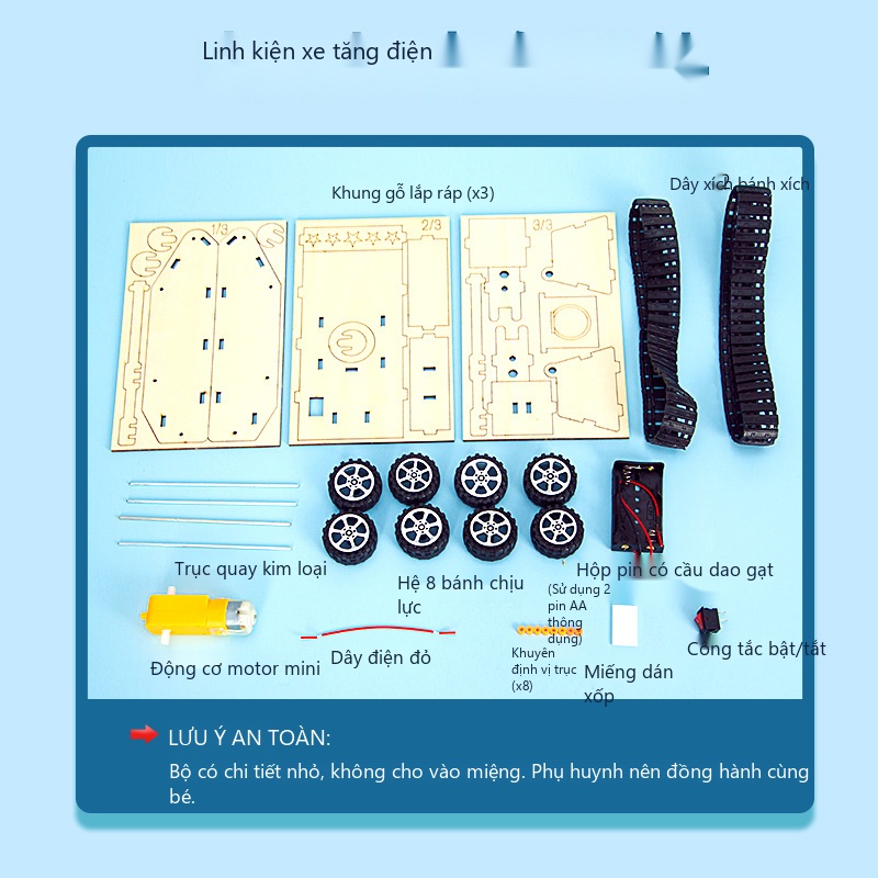 Đồ Chơi STEM Xe Tăng Vượt Địa Hình Bánh Xích Tự Hành - 7 - 12 tuổi - Góc chụp 2 chính hãng Daisy Mart Đồ Chơi STEM Xe Tăng Vượt Địa Hình Bánh Xích Tự Hành - 7 - 12 tuổi - Góc chụp 2 chính hãng Daisy Mart