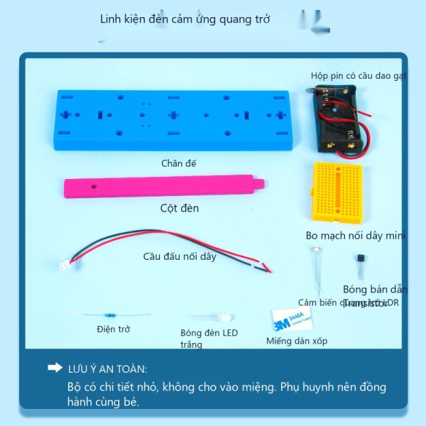 Đồ Chơi STEM Đèn Ngủ Cảm Ứng Ánh Sáng Tự Động Thông Minh - Ảnh 2 Đồ Chơi STEM Đèn Ngủ Cảm Ứng Ánh Sáng Tự Động Thông Minh - 7 - 12 tuổi - Góc chụp 2 chính hãng Daisy Mart