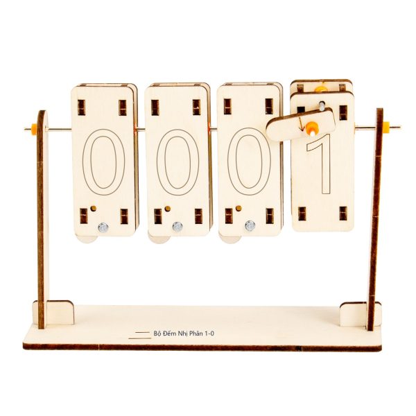 Đồ Chơi STEM Bộ Đếm Nhị Phân 1 - 0 Cơ Học Khám Phá Máy Tính - 6 - 12 tuổi - Góc chụp 2 chính hãng Daisy Mart