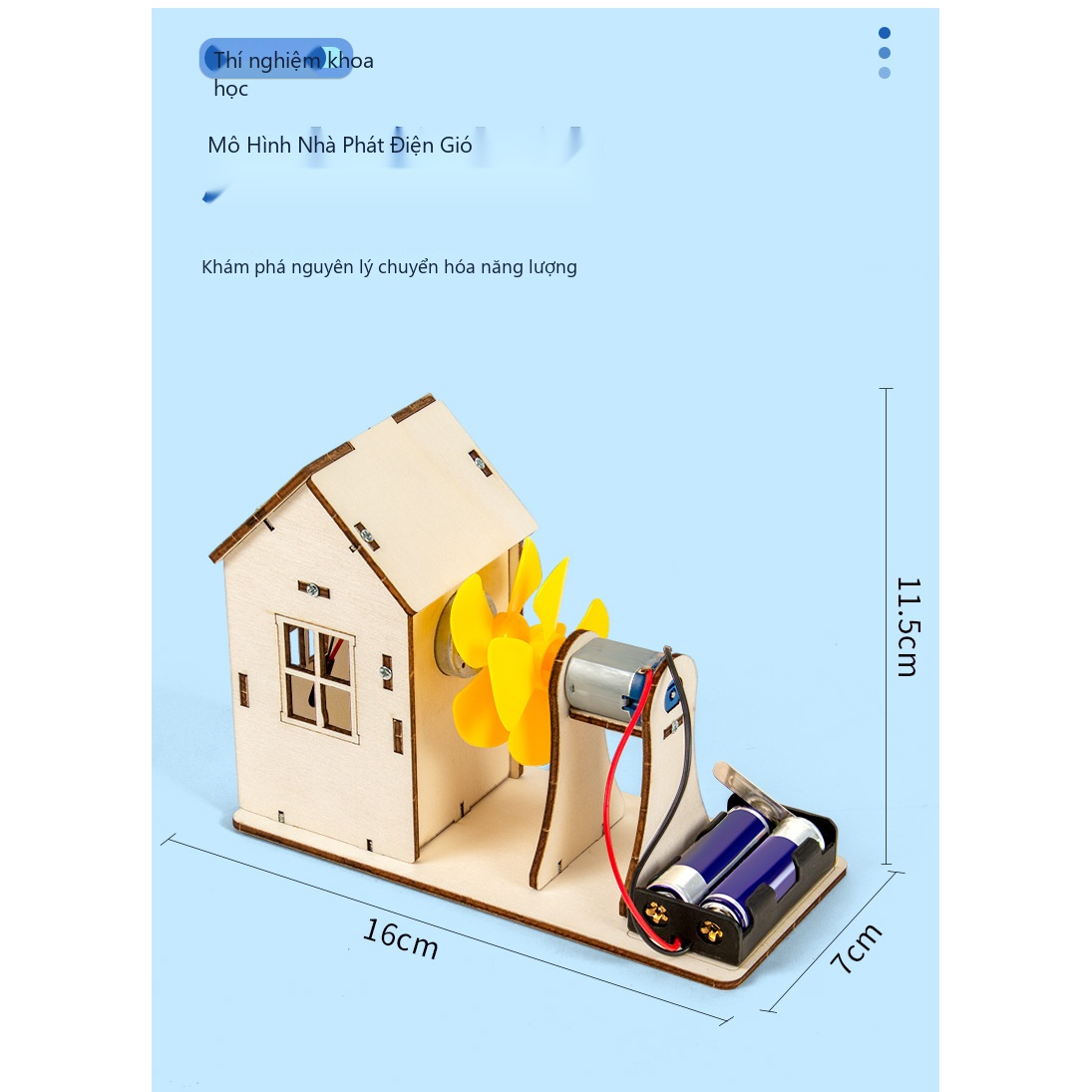 Đồ Chơi STEM Mô Hình Nhà Phát Điện Gió Sạch Tự Động - 7 - 12 tuổi - Góc chụp 3 chính hãng Daisy Mart Đồ Chơi STEM Mô Hình Nhà Phát Điện Gió Sạch Tự Động - 7 - 12 tuổi - Góc chụp 3 chính hãng Daisy Mart