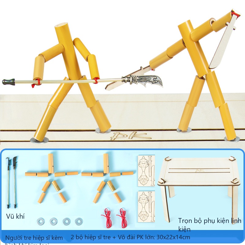 Đồ Chơi STEM Sàn Đấu Người Tre Đại Chiến Cơ Học PK Đối Kháng - 5 - 12 tuổi - Góc chụp 2 chính hãng Daisy Mart Đồ Chơi STEM Sàn Đấu Người Tre Đại Chiến Cơ Học PK Đối Kháng - 5 - 12 tuổi - Góc chụp 2 chính hãng Daisy Mart