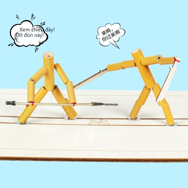 Đồ Chơi STEM Sàn Đấu Người Tre Đại Chiến Cơ Học PK Đối Kháng - Ảnh 3 Đồ Chơi STEM Sàn Đấu Người Tre Đại Chiến Cơ Học PK Đối Kháng - 5 - 12 tuổi - Góc chụp 3 chính hãng Daisy Mart