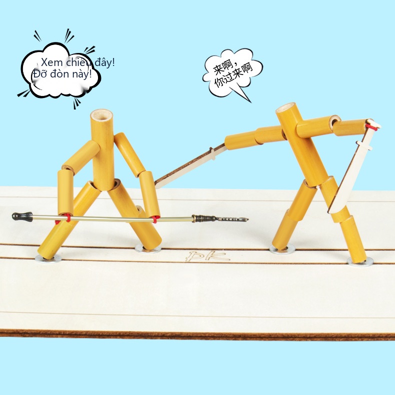 Đồ Chơi STEM Sàn Đấu Người Tre Đại Chiến Cơ Học PK Đối Kháng - 5 - 12 tuổi - Góc chụp 3 chính hãng Daisy Mart Đồ Chơi STEM Sàn Đấu Người Tre Đại Chiến Cơ Học PK Đối Kháng - 5 - 12 tuổi - Góc chụp 3 chính hãng Daisy Mart