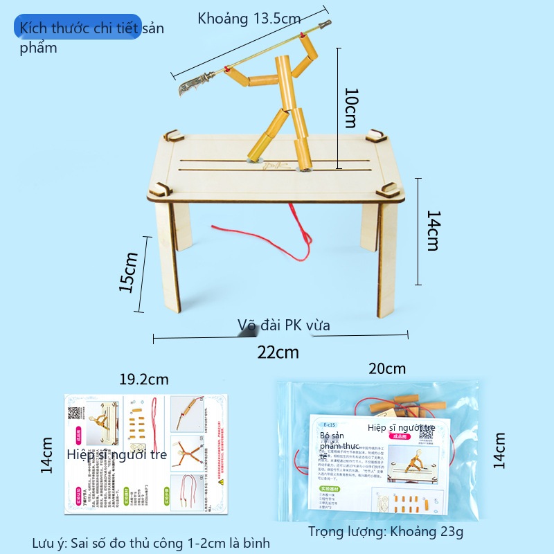 Đồ Chơi STEM Sàn Đấu Người Tre Đại Chiến Cơ Học PK Đối Kháng - 5 - 12 tuổi - Góc chụp 6 chính hãng Daisy Mart Đồ Chơi STEM Sàn Đấu Người Tre Đại Chiến Cơ Học PK Đối Kháng - 5 - 12 tuổi - Góc chụp 6 chính hãng Daisy Mart