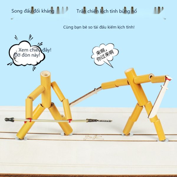 Đồ Chơi STEM Sàn Đấu Người Tre Đại Chiến Cơ Học PK Đối Kháng - Ảnh 8 Đồ Chơi STEM Sàn Đấu Người Tre Đại Chiến Cơ Học PK Đối Kháng - 5 - 12 tuổi - Góc chụp 8 chính hãng Daisy Mart