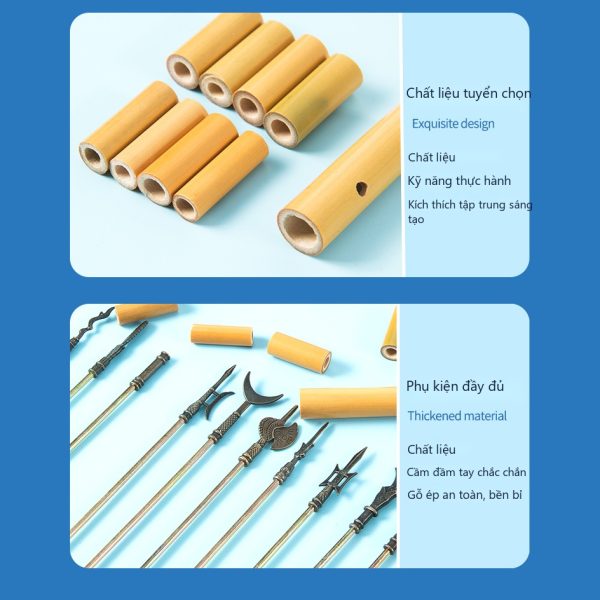 Đồ Chơi STEM Sàn Đấu Người Tre Đại Chiến Cơ Học PK Đối Kháng - Ảnh 10 Đồ Chơi STEM Sàn Đấu Người Tre Đại Chiến Cơ Học PK Đối Kháng - 5 - 12 tuổi - Góc chụp 10 chính hãng Daisy Mart