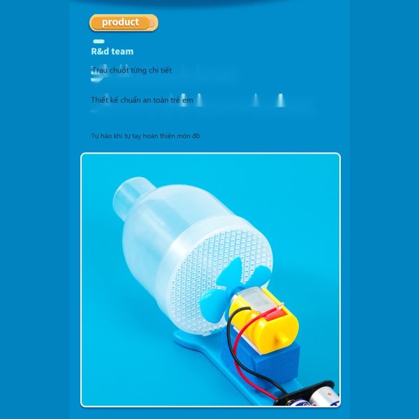 Đồ Chơi STEM Máy Hút Bụi Cầm Tay Tự Chế Nguyên Lý Áp Suất Khí Động Học - 6 - 12 tuổi - Góc chụp 8 chính hãng Daisy Mart
