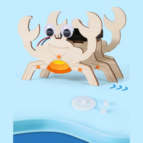 Đồ Chơi STEM Robot Cua Tám Chân Bò Ngang Cơ Cấu Chân Sinh Học Klann - 6 - 12 tuổi - Góc chụp 6 chính hãng Daisy Mart