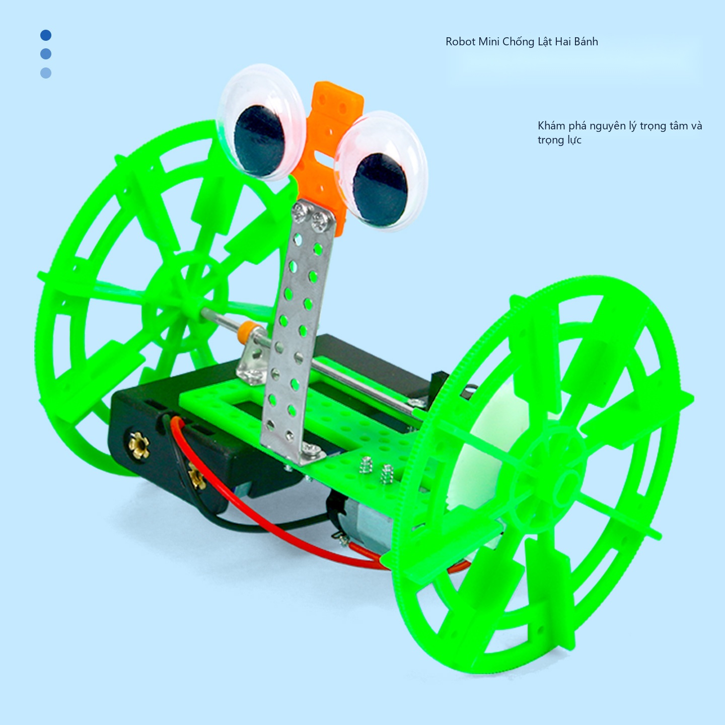 Đồ Chơi STEM Robot Mini Chống Lật Trọng Tâm Thấp Chống Va Đập - 5 - 10 tuổi - Góc chụp 4 chính hãng Daisy Mart