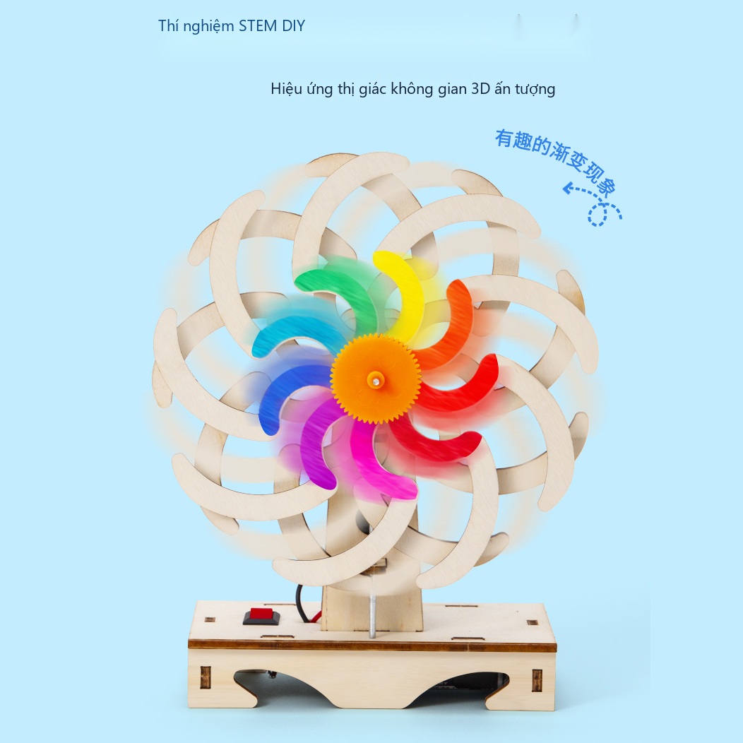 Đồ Chơi STEAM Chong Chóng Tự Quay Ảo Ảnh Thị Giác Mỹ Thuật Sáng Tạo - 5 - 12 tuổi - Góc chụp 2 chính hãng Daisy Mart Đồ Chơi STEAM Chong Chóng Tự Quay Ảo Ảnh Thị Giác Mỹ Thuật Sáng Tạo - 5 - 12 tuổi - Góc chụp 2 chính hãng Daisy Mart