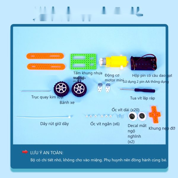 Đồ Chơi STEM Robot Giao Đồ Ăn Thông Minh Tự Hành Có Khay Chở Hàng - 6 - 12 tuổi - Góc chụp 6 chính hãng Daisy Mart