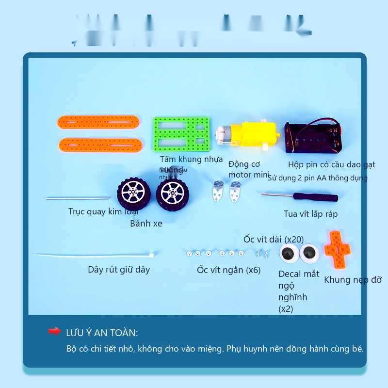 Đồ Chơi STEM Robot Giao Đồ Ăn Thông Minh Tự Hành Có Khay Chở Hàng - 6 - 12 tuổi - Góc chụp 6 chính hãng Daisy Mart