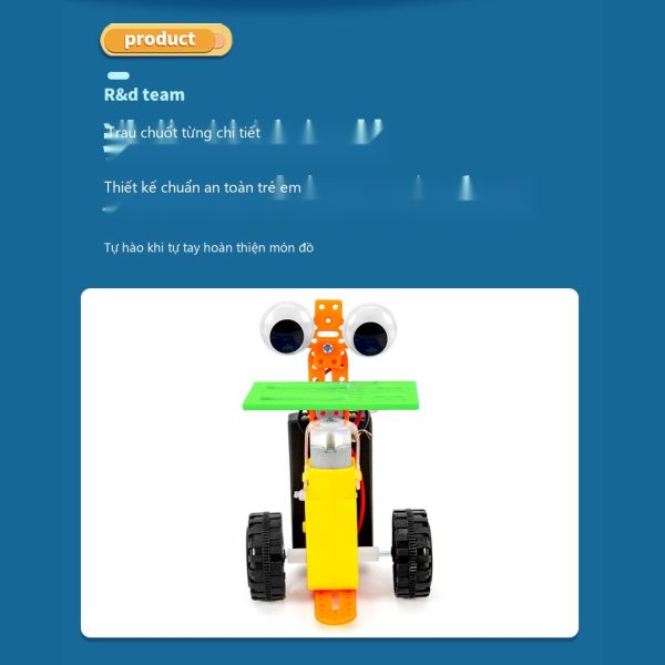 Đồ Chơi STEM Robot Giao Đồ Ăn Thông Minh Tự Hành Có Khay Chở Hàng - 6 - 12 tuổi - Góc chụp 9 chính hãng Daisy Mart