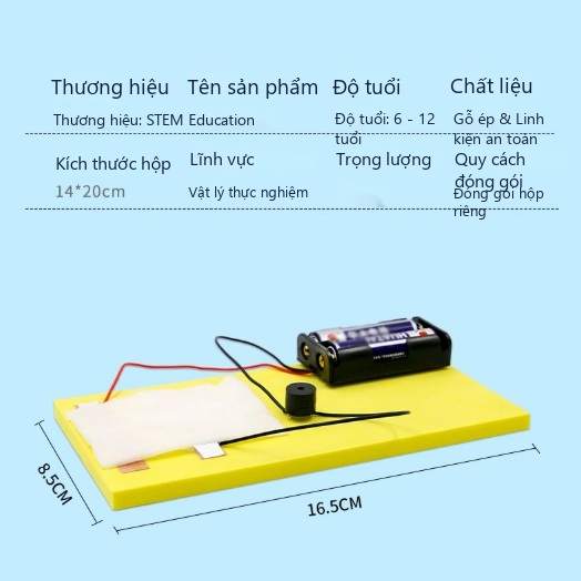 Đồ Chơi STEM Thiết Bị Báo Động Ngập Nước & Cảm Ứng Rò Rỉ Tự Chế - 6 - 12 tuổi - Góc chụp 2 chính hãng Daisy Mart