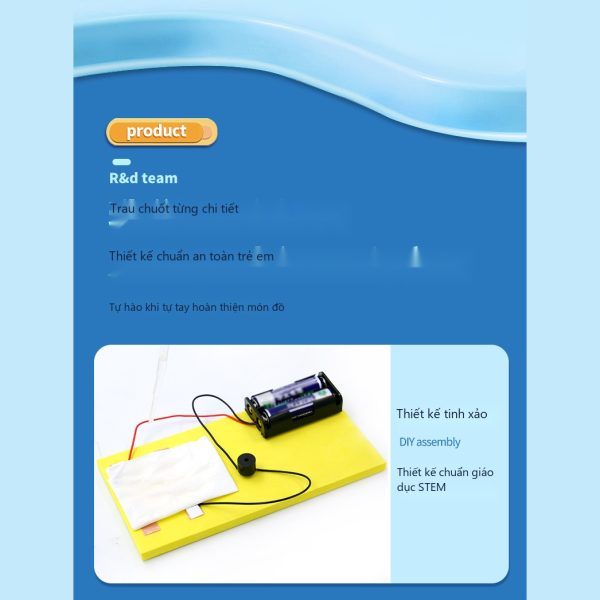 Đồ Chơi STEM Thiết Bị Báo Động Ngập Nước & Cảm Ứng Rò Rỉ Tự Chế - 6 - 12 tuổi - Góc chụp 7 chính hãng Daisy Mart