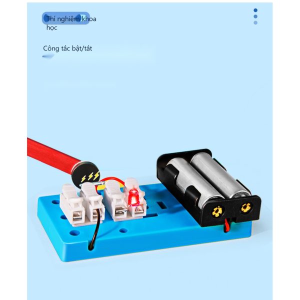 Đồ Chơi STEM Thí Nghiệm Hiện Tượng Cảm Ứng Điện Từ Faraday Bật Đèn LED - Ảnh 2 Đồ Chơi STEM Thí Nghiệm Hiện Tượng Cảm Ứng Điện Từ Faraday Bật Đèn LED - 6 - 12 tuổi - Góc chụp 2 chính hãng Daisy Mart