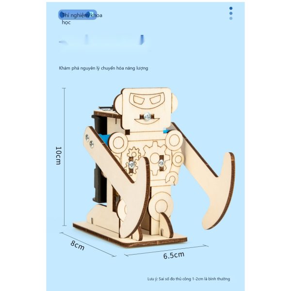 Đồ Chơi STEM Robot Người Máy Nhào Lộn Xoay Vòng 360 Độ Động Cơ Điện - Ảnh 2 Đồ Chơi STEM Robot Người Máy Nhào Lộn Xoay Vòng 360 Độ Động Cơ Điện - 6 - 12 tuổi - Góc chụp 2 chính hãng Daisy Mart