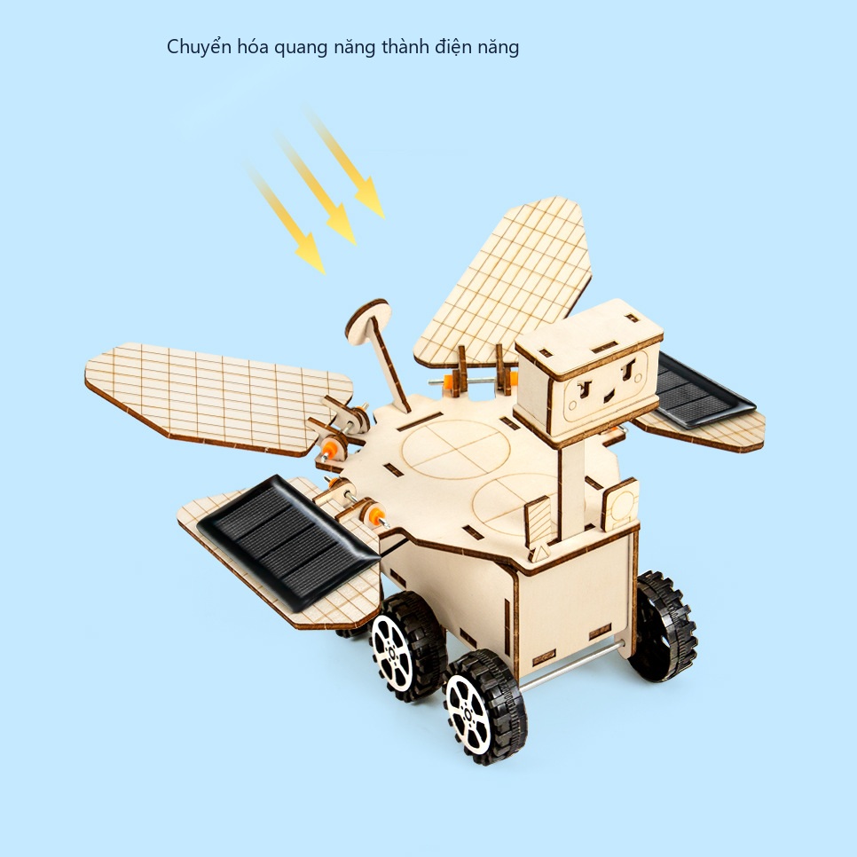 Đồ Chơi STEM Robot Tự Hành Năng Lượng Mặt Trời Solar Rover Bánh Xích Vượt Địa Hình - 7 - 14 tuổi - Góc chụp 4 chính hãng Daisy Mart