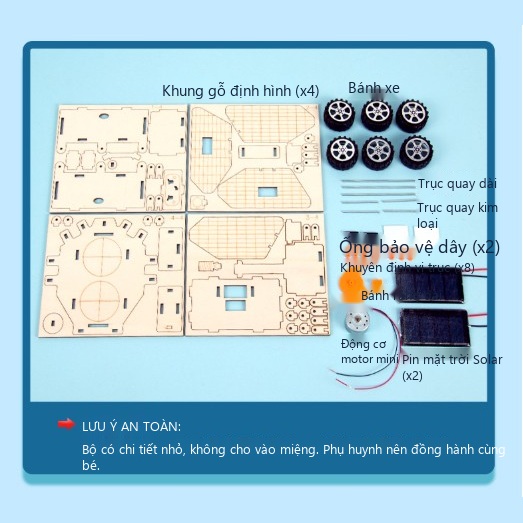 Đồ Chơi STEM Robot Tự Hành Năng Lượng Mặt Trời Solar Rover Bánh Xích Vượt Địa Hình - 7 - 14 tuổi - Góc chụp 5 chính hãng Daisy Mart